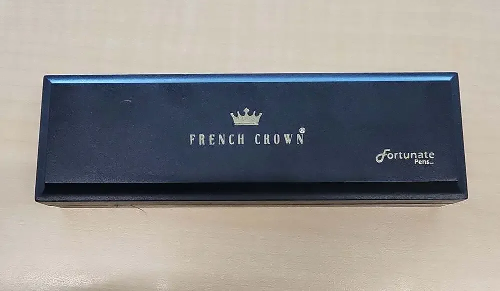 FRENCH CROWN Glossy Jade Black Steel Pen(P007) : Amazon.in: Office Products